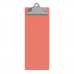 4.25 x 11 Aluminum Server Clipboard - Coral