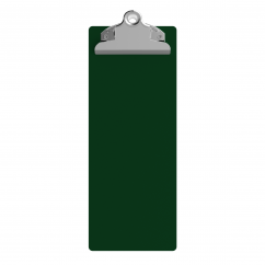 4.25 x 11 Aluminum Server Clipboard - Green