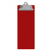 4.25 x 11 Aluminum Server Clipboard - Red