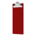 4.25 x 11 Aluminum Server Clipboard - Red