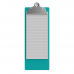 4.25 x 11 Aluminum Server Clipboard - Teal