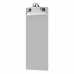 4.25 x 11 Aluminum Server Clipboard - White