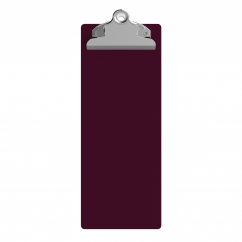 4.25 x 11 Aluminum Server Clipboard - Wine