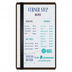 HDF Single Band Large Vertical Menu Board 