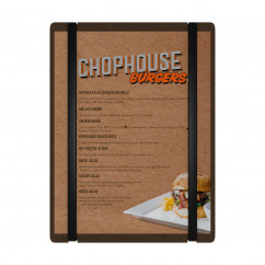 HDF Vertical Menu Board with Bands
