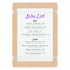 MDF Small Menu Holder - Slightly Damaged