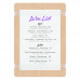 MDF Small Menu Holder