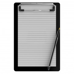 Memo Size 5 x 8 Aluminum Clipboard