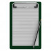 Memo Size 5 x 8 Aluminum Clipboard | Green