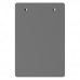 Memo Size 5 x 8 Aluminum Clipboard | Silver
