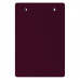 Memo Size 5 x 8 Aluminum Clipboard | Wine