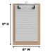 Memo Size 5 x 8 MDF Clipboard 