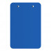 Memo Size 5 x 8 Plastic Clipboard | Blue