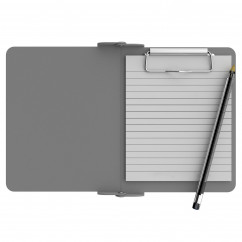 Silver Mini Novel ISO Clipboard