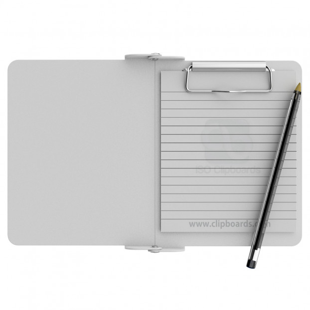 White Mini Novel ISO Clipboard - Slightly Damaged