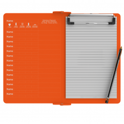Camp ISO Clipboard - Orange