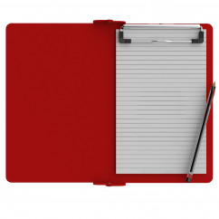 Folding Memo ISO Clipboard - Red