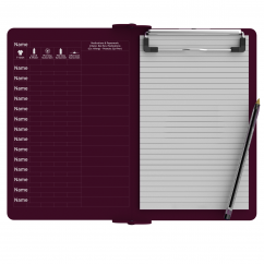 Camp ISO Clipboard - Wine