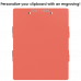 Coral Trifold ISO Clipboard