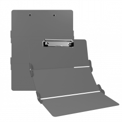Silver Trifold ISO Clipboard