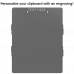 Silver Trifold ISO Clipboard