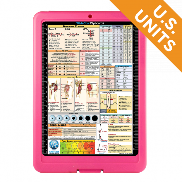 Flat Storage Nursing Clipboard 