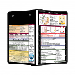Folding Memo - WhiteCoat Clipboard® - Black Medical Edition