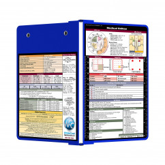 Folding Memo - WhiteCoat Clipboard® - Blue Medical Edition