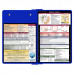 Folding Memo - WhiteCoat Clipboard® - Blue Edición Médica
