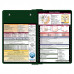  Folding Memo - WhiteCoat Clipboard® - Green Medical Edition