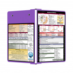Folding Memo - WhiteCoat Clipboard® - Lilac Medical Edition