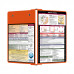  Folding Memo - WhiteCoat Clipboard® - Orange Edición médica