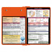  Folding Memo - WhiteCoat Clipboard® - Orange Edición médica