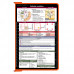  Folding Memo - WhiteCoat Clipboard® - Orange Edición médica