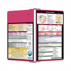  Folding Memo - WhiteCoat Clipboard® - Pink Medical Edition