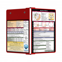  Folding Memo - WhiteCoat Clipboard® - Red Medical Edition