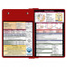 Folding Memo - WhiteCoat Clipboard® - Red Medical Edition