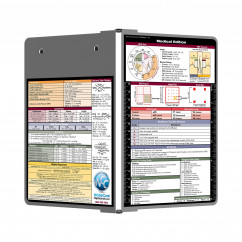  Folding Memo - WhiteCoat Clipboard® - Silver Medical Edition