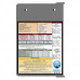  Folding Memo - WhiteCoat Clipboard® - Silver Medical Edition