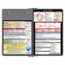  Folding Memo - WhiteCoat Clipboard® - Silver Medical Edition