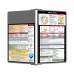  Folding Memo - WhiteCoat Clipboard® - Silver Edición Médica