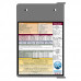  Folding Memo - WhiteCoat Clipboard® - Silver Edición Médica