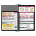  Folding Memo - WhiteCoat Clipboard® - Silver Edición Médica