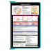  Folding Memo - WhiteCoat Clipboard® - Teal Edición médica