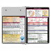  Folding Memo - WhiteCoat Clipboard® - White Edición médica