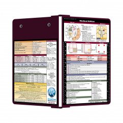  Folding Memo - WhiteCoat Clipboard® - Wine Medical Edition