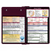  Folding Memo - WhiteCoat Clipboard® - Wine Medical Edition