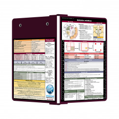  Folding Memo - WhiteCoat Clipboard® - Wine Edición médica