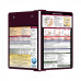  Folding Memo - WhiteCoat Clipboard® - Wine Edición médica