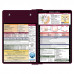  Folding Memo - WhiteCoat Clipboard® - Wine Edición médica